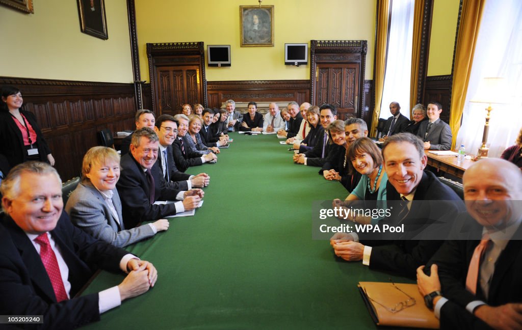 Ed Miliband Holds First Shadow Cabinet Meeting