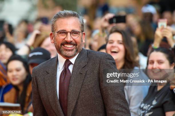 Steve Carell attending the Beautiful Boy Premiere as part of the BFI London Film Festival at the Cineworld Leicester Square, London.