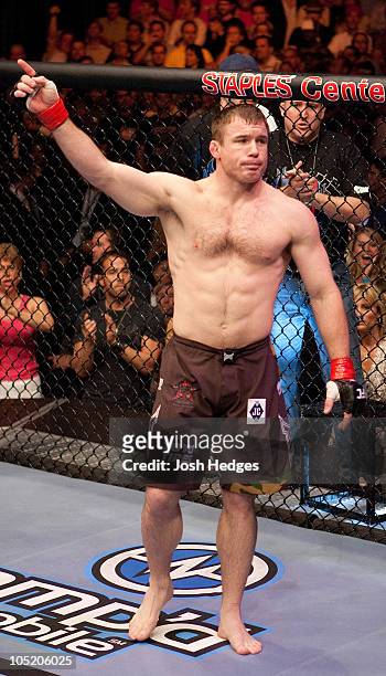 Matt Hughes prior to his bout with Royce Gracie at UFC 60 at Staples Center on May 27, 2006 in Los Angeles, California.