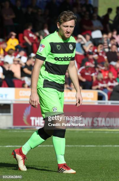 Dayle Grubb of Forest Green Rovers in action during the Sky Bet League Two match between Northampton Town and Forest Green Rovers at the PTS Academy...