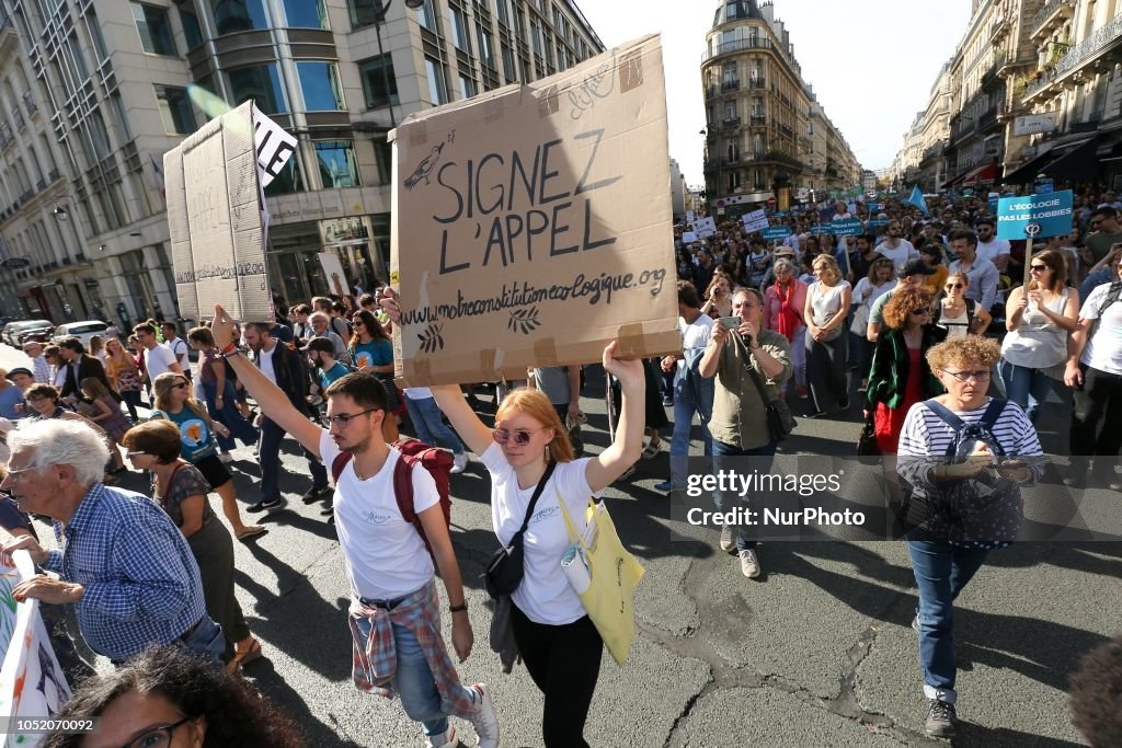 Climate March In Paris