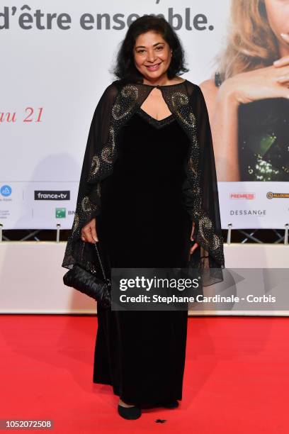 Meher Tatna attends the opening ceremony during the 10th Film Festival Lumiere on October 13, 2018 in Lyon, France.