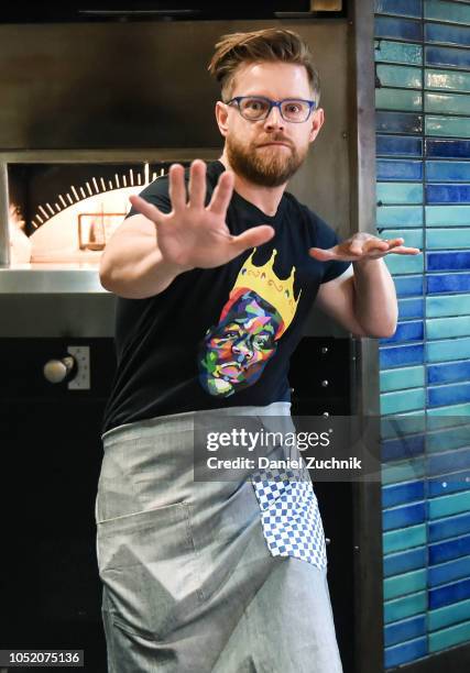 Chef Richard Blais attends the Food Network & Cooking Channel New York CIty Wine & Food Festival Presented By Capital One - Brunch with Wylie...