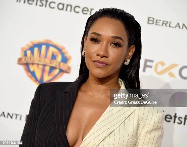 Actress Candice Patton arrives at FCancer's 1st Annual Barbara Berlanti Heroes Gala at Warner Bros. Studios on October 13, 2018 in Burbank,...