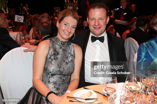 Gerd Rupp, CEO Porsche, and his wife Tanja Rupp during the Leipzig ...