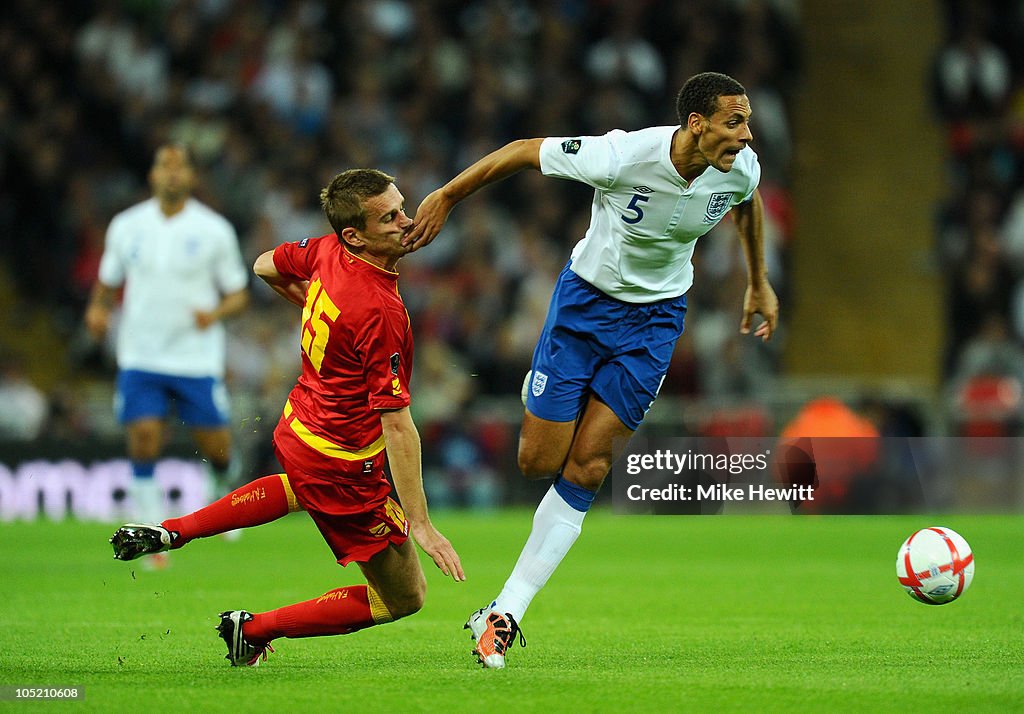 England v Montenegro - EURO 2012 Qualifier