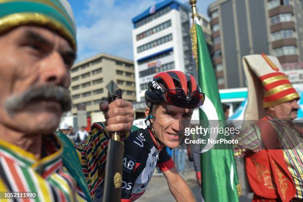 Przemyslaw Niemiec of Poland and UAE Team Emirates ahead of the sixth stage - the Salcano Stage 166.7km from Bursa to Istanbul, of the 54th...