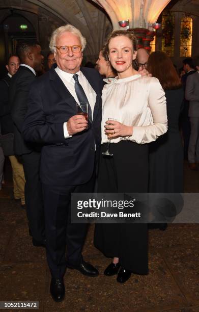 Sir Richard Eyre and Maxine Peake attend The UK Theatre Awards 2018 at The Guildhall on October 14, 2018 in London, England.