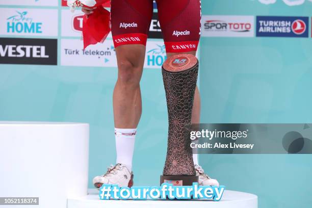 Podium / Nathan Haas of Australia and Team Katusha-Alpecin / Celebration / Bronze Trophy / Deatil View / Legs / during the54th Presidential Cycling...