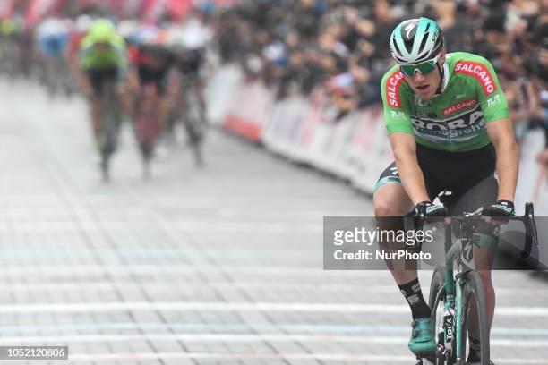 Sam Bennett of Ireland and Bora Hansgrohe wins the sixth stage - the Salcano Stage 166.7km from Bursa to Istanbul, of the 54th Presidential Cycling...