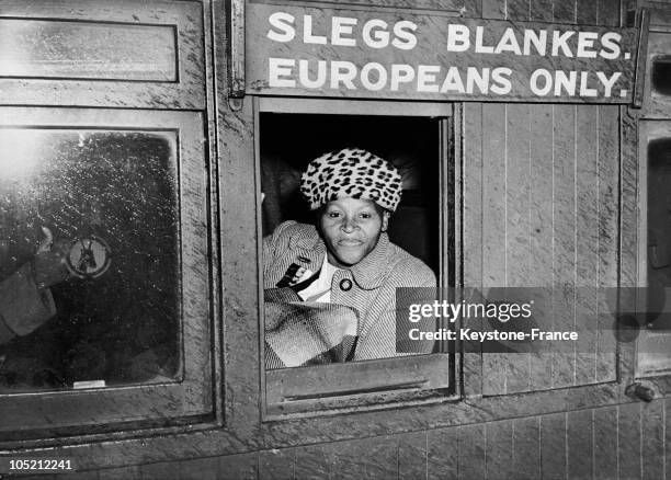 Like Many Of Her Peers, This Woman Sat In The Wagon Reserved For White People To Protest Against Malan'S Government And His Regime Of Apartheid, In...