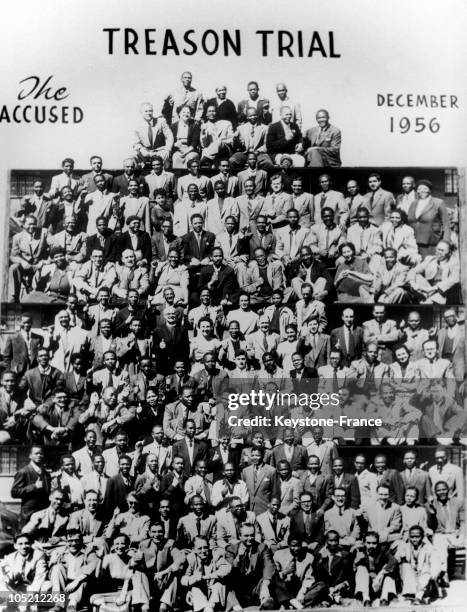 Members Of The African National Congress, Natives, Europeans, Indians And Mulattoes Between 1956 And 1961, Including Nelson Mandela , Walter Sisulu...