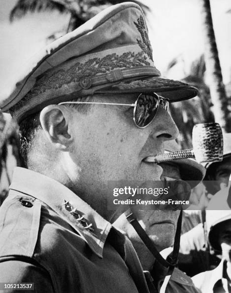 Mac Arthur After The Release Of Manila 1944 Mac Arthur After The Release Of Manila 1944