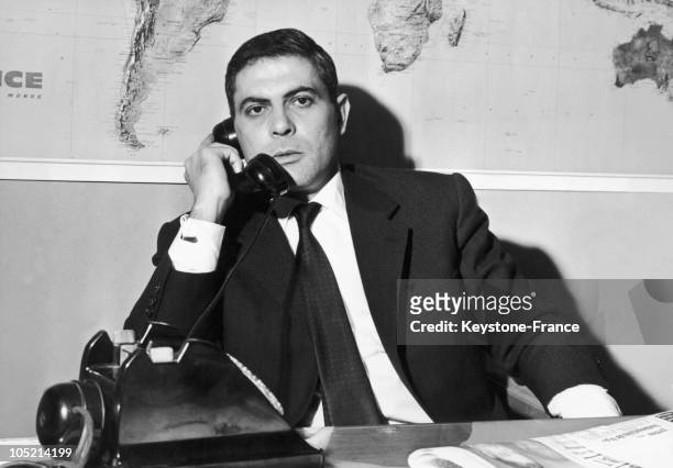 Portrait Of Armand Jammot, The Producer Of French Television Programs, On August 13, 1970.