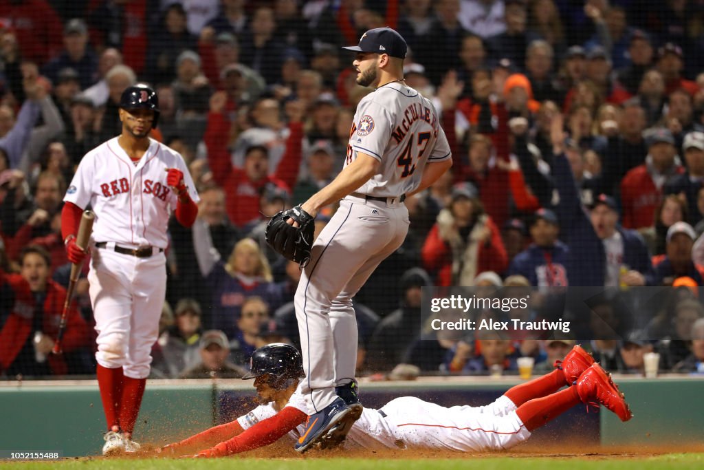 American League Championship Series Game 2: Houston Astros v. Boston Red Sox