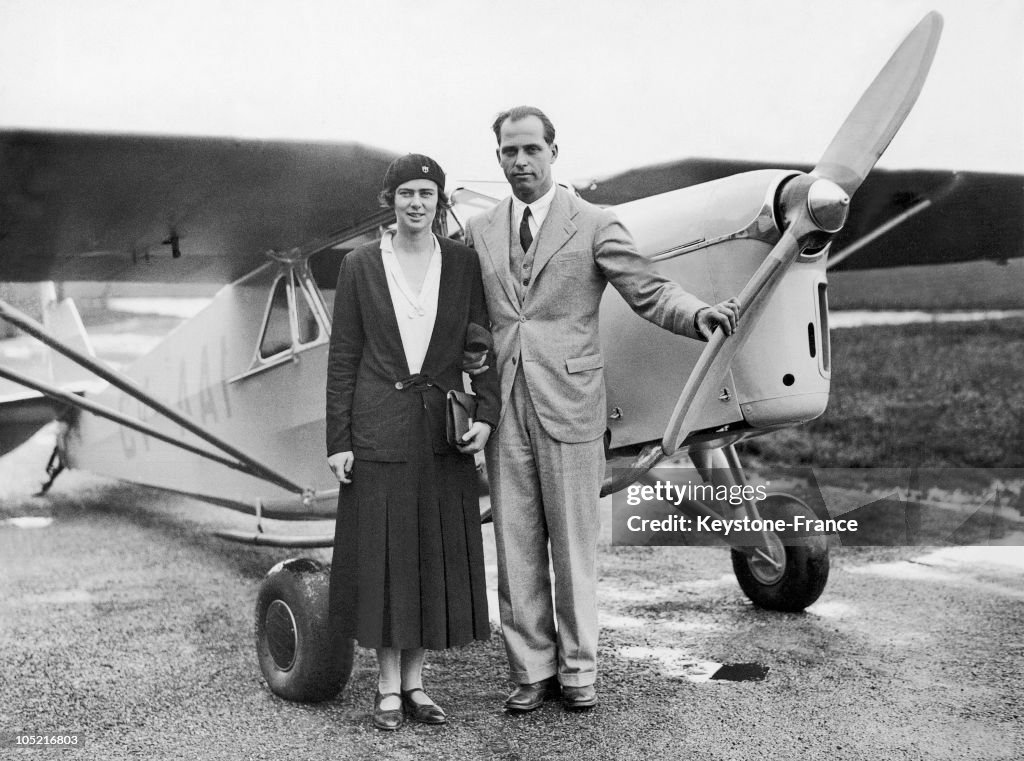 Princess Ileana Of Romania And Her Husband, Archduke Anton Of Austria-Tuscany In 1931