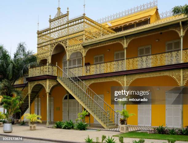 luanda - the iron palace, by eiffel - palácio de ferro, angola - angola stock pictures, royalty-free photos & images