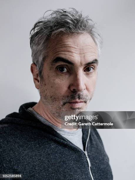 Film director Alfonso Cuaron is photographed at the BFI London Film Festival on October 15, 2018 in London, England.