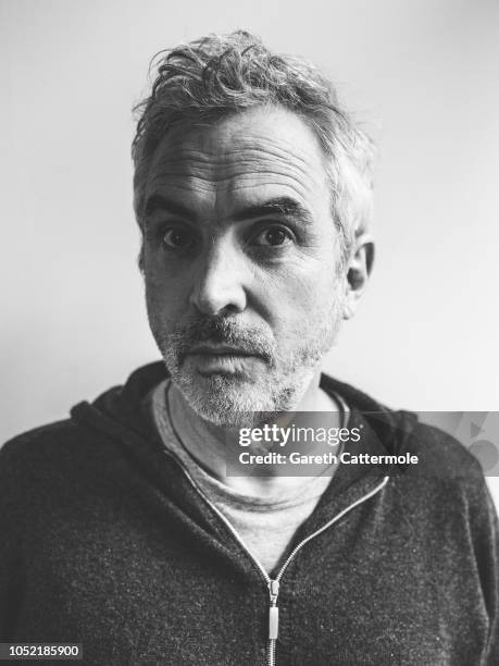 Film director Alfonso Cuaron is photographed at the BFI London Film Festival on October 15, 2018 in London, England.