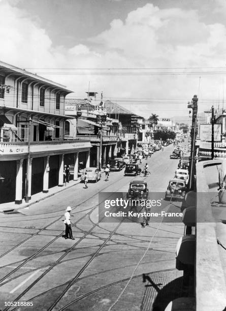 King Street In Kingston In Jamaica In 1960