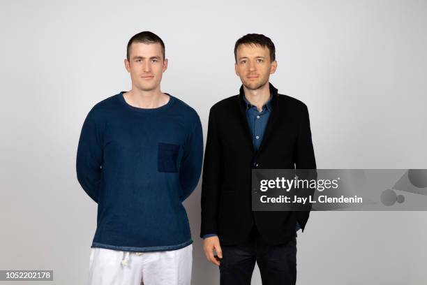 Actor James Frecheville and director Lance Daly, from 'Black 47' are photographed for Los Angeles Times on September 11, 2018 in Toronto, Ontario....
