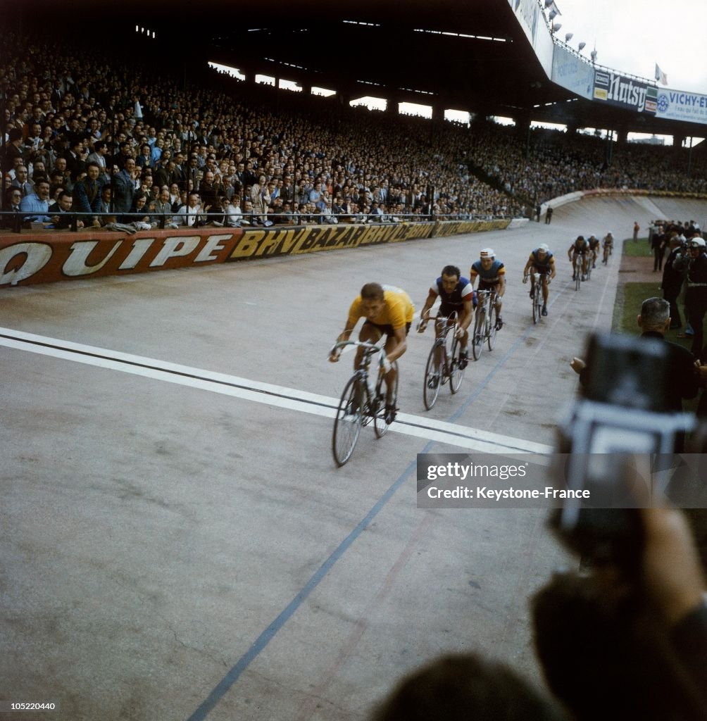 Jacques Anquetil Winner Of The Tour De France Upon His Arrival In Paris 1961