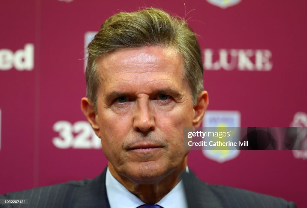 Aston Villa Unveil New Management Team