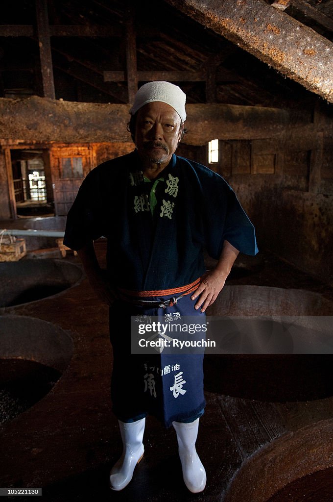 Japanese artisan,tradition,soy sauce
