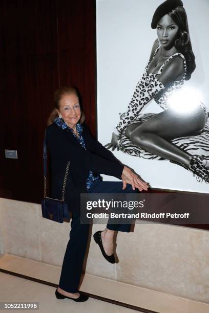 Doris Brynner attends the "Vive La Mode" Exhibition Preview - Unpublished exhibition of photographic works from Nicola Erni's collection, selected by...