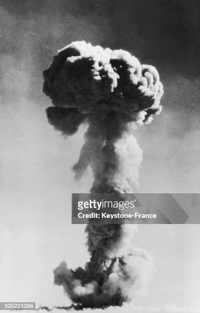 Explosion Of The First Chinese Atomic Bomb, On October 16, 1964.