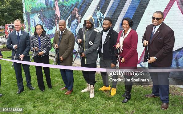 Hugh Weber, Vivian Cox, mayor of Newark Ras Baraka, Rapper/songwriter ...