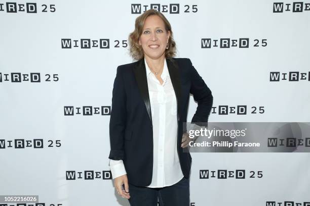 Susan Wojcicki attends WIRED25 Summit: WIRED Celebrates 25th Anniversary With Tech Icons Of The Past & Future on October 15, 2018 in San Francisco,...