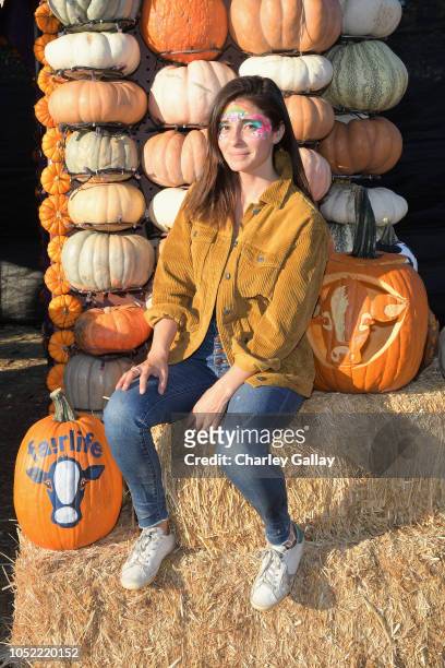 Shiri Appleby attends The fairlife Family Fun Festival Hosted by fairlife Ultra-Filtered Milk at Mr. Bones Pumpkin Patch on October 15, 2018 in...