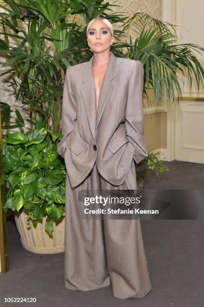 Lady Gaga attends ELLE's 25th Annual Women In Hollywood Celebration presented by L'Oreal Paris, Hearts On Fire and CALVIN KLEIN at Four Seasons Hotel...