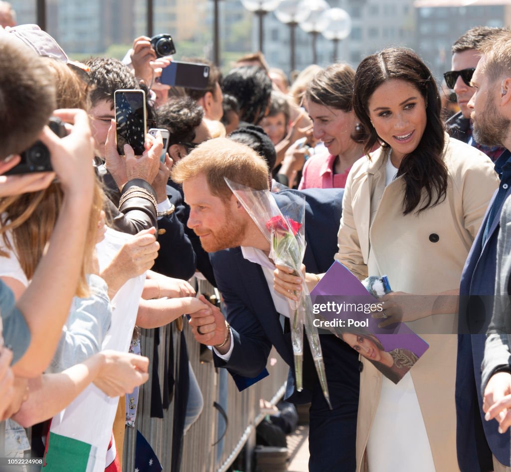 The Duke And Duchess Of Sussex Visit Australia - Day 1