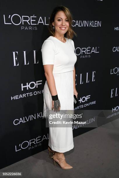 Kay Cannon attends ELLE's 25th Annual Women In Hollywood Celebration presented by L'Oreal Paris, Hearts On Fire and CALVIN KLEIN at Four Seasons...