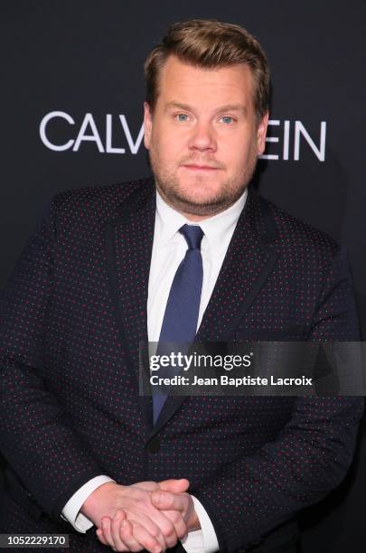 James Corden attends the 25th Annual ELLE Women in Hollywood Celebration at Four Seasons Hotel Los Angeles at Beverly Hills on October 15, 2018 in...