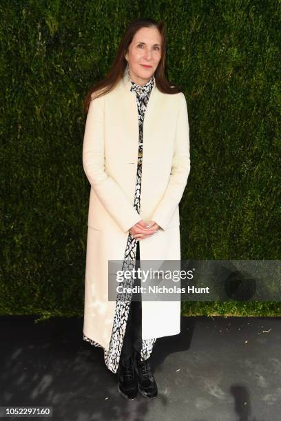 Laurie Simmons at Through Her Lens: The Tribeca Chanel Women's Filmmaker Program Luncheon at Locanda Verde on October 16, 2018 in New York City.