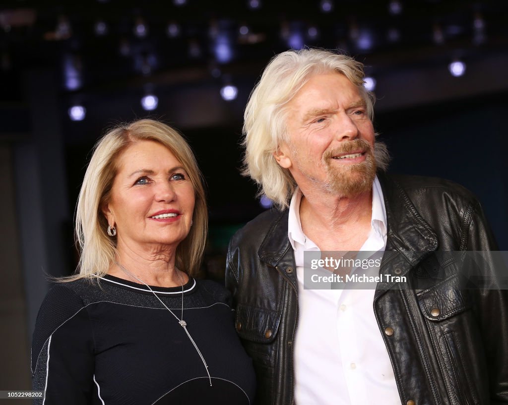 Sir Richard Branson Honored With Star On The Hollywood Walk Of Fame