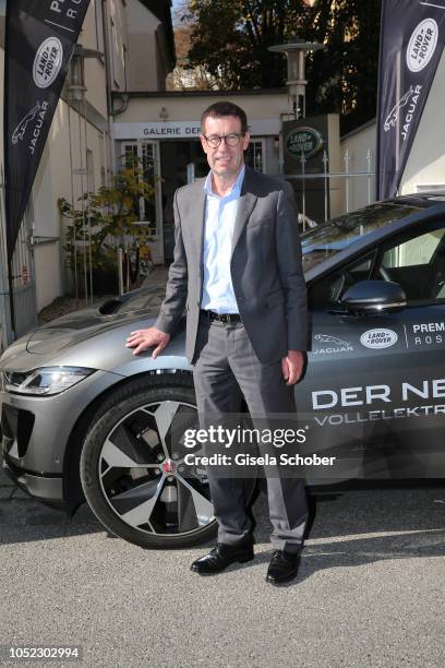 Willi Bonke, General Manager Premium Cars Rosenheim during the Ladies Art Lunch at Galerie Stefan Vogdt on October 16, 2018 in Munich, Germany.