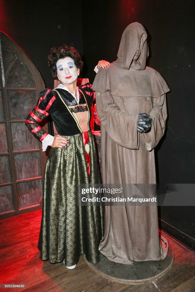 Natascha Ochsenknecht Celebrates Halloween At Berlin Dungeon