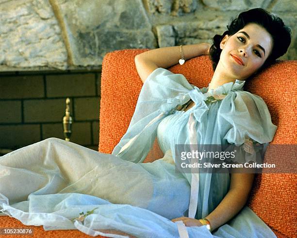American actress Natalie Wood , circa 1960.