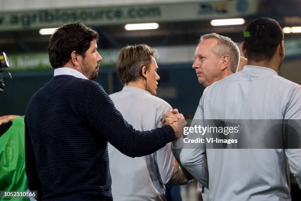 Trainer coach Erwin van de Looi of Netherlands u21 during the EURO U21 2019 qualifying match between The Netherlands U21 and Ukraine U21 at the...