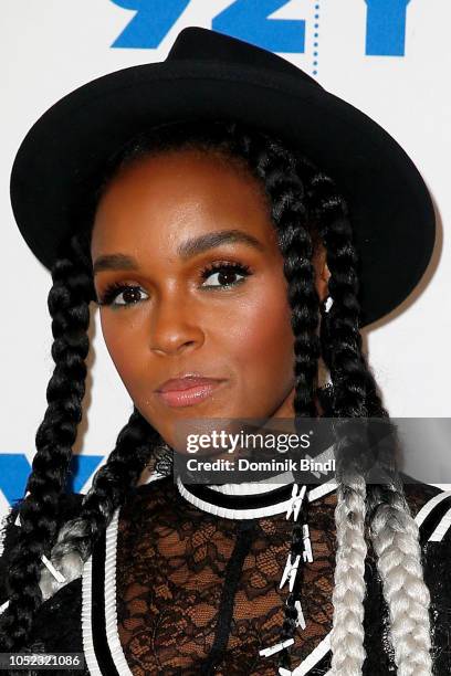 Janelle Monae attends Janelle Monae in Conversation with Brittany Spanos at 92nd Street Y on October 16, 2018 in New York City.