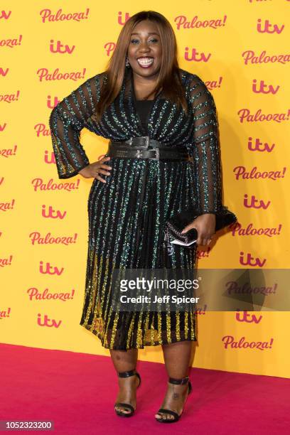 Chizzy Akudolu attends the ITV Palooza! held at The Royal Festival Hall on October 16, 2018 in London, England.