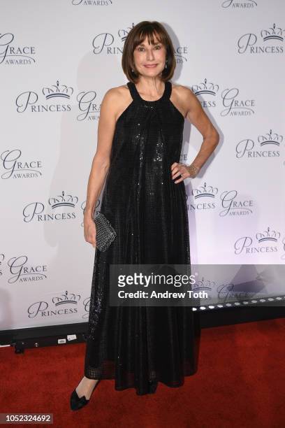 Monaco's ambassador to the U.S. H.E. Maguy Maccario Doyle attends the 2018 Princess Grace Awards Gala at Cipriani 25 Broadway on October 16, 2018 in...