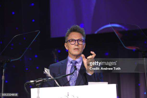 Honoree Tim Daly speaks on stage during the 2018 Princess Grace Awards Gala at Cipriani 25 Broadway on October 16, 2018 in New York City.