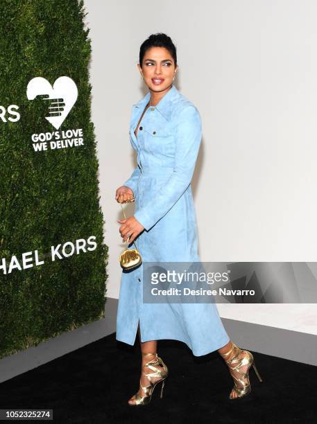 Priyanka Chopra attends God's Love We Deliver 12th Annual Golden Heart Awards at Spring Studios on October 16, 2018 in New York City.