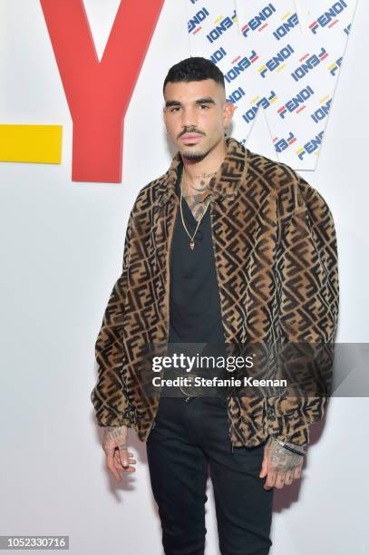 Miles Richie attends the FENDI MANIA Capsule Collection Launch Event at Fendi on October 16, 2018 in Beverly Hills, California.