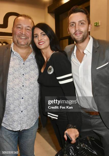 Boxer Franck Tiozzo, Sylvie Ortega Munos and karateka Mickael Serfati attend the 'Champion Spirit' Rive Gauche Launch Party at Beaupassage 14 Bd...